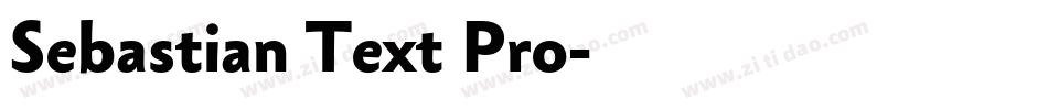 Sebastian Text Pro字体转换